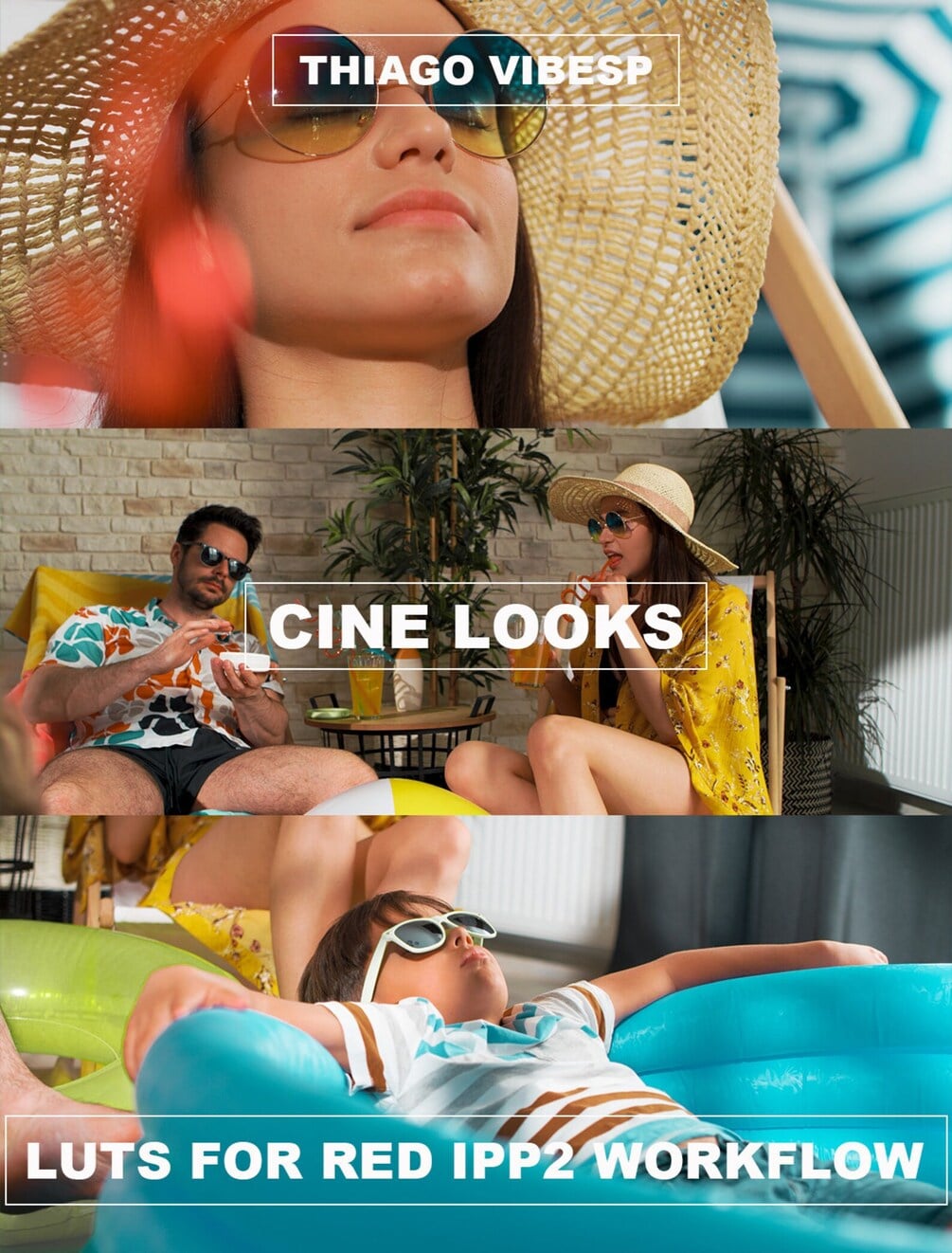 Super LUT preview 1 — cinematic RED R3D color grade